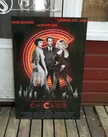 Wood Mounted 'Chicago' Movie Poster‏, View more