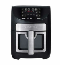 Gourmia Air Fryer 6.7L with open window