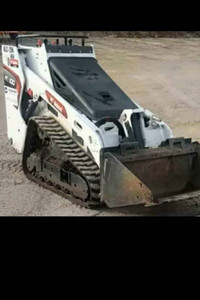 DEMOLITION WITH MINI BOBCAT!