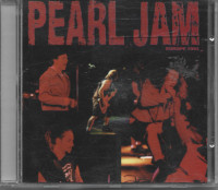 Pearl Jam live in England CD 1993.