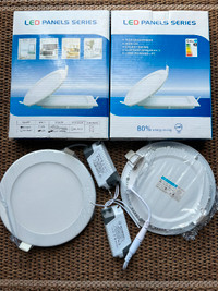 2 led potlights. Extra large 6 inches. Brand new.