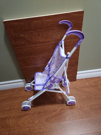 Doll high chair and stroller