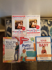 Assorted parenting books