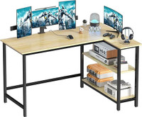 Modern L-Shaped Gaming Desk