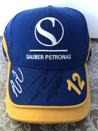 Formula 1 autograph caps (Schumacher,Lewis Hamilton ….)