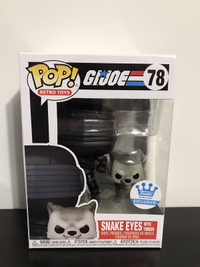 Funko POP! G.I. Joe Snake Eyes with Timber Funko Shop Exclusive 