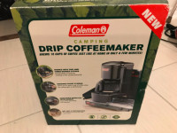 Coleman Camping 10 cup Drip Coffee Maker - new in box