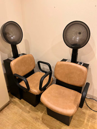 Collins Berra Hair Dryer Chairs with Comfort Aire Dryers