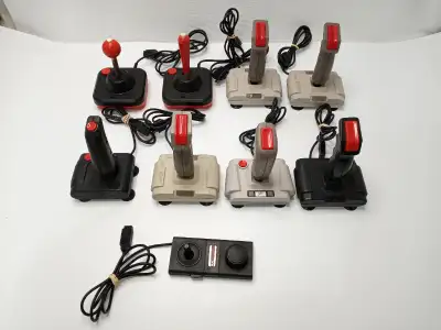 Vintage Atari Commodore Computer Video Game Joysticks UNTESTED, View more