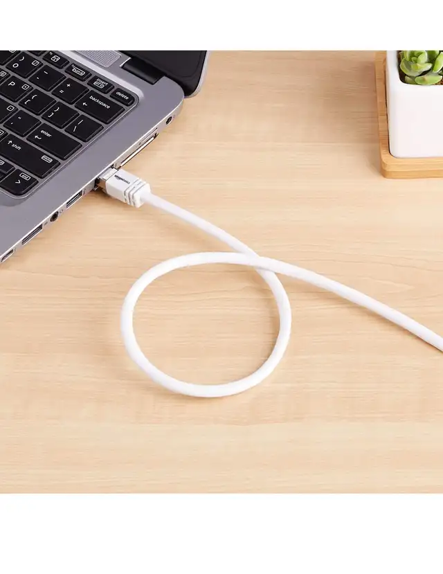 Cat 7 High-Speed Gigabit Ethernet Patch Internet Cable -White, 5 in Cables & Connectors in Hamilton - Image 5