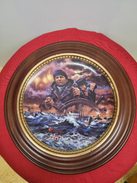 Framed  "True Patriot Love" Plate