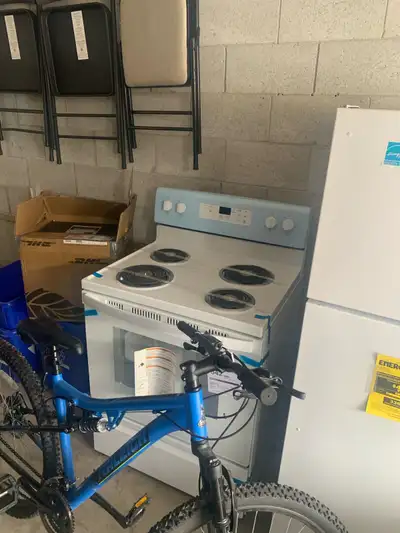 Whirlpool Fridge and Electric Stove, View more