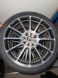 17x7 inch Sport racing aluminum universal 4 lug wheels x 4