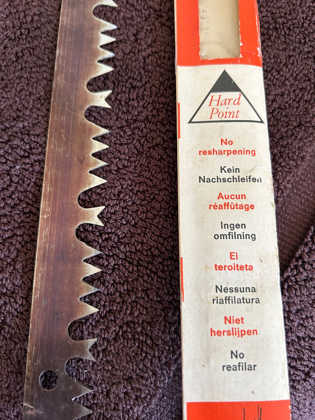 Vintage Sandvik Bow Saw Blade 24” dans Outils à main  à Ville de Montréal - Image 4