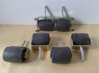 6 Heavy Duty Caster Wheels (2 with Locks)
