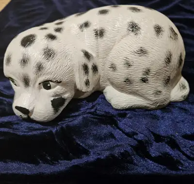 VTG DALMATIAN PUPPY CERAMIC FIGURINE, View more