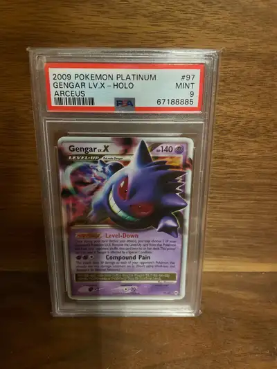 Pokémon gengar lvx psa 9, View more