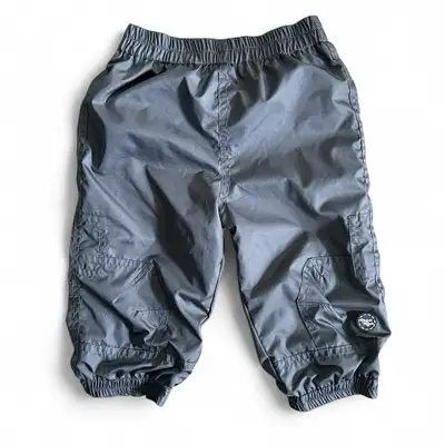 (12m) Splash Pants [Gagou Tagou] unisex, gray, waterproof, lined, View more