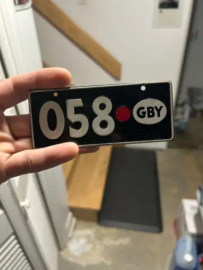 petite plaque d’immatriculation , View more