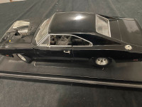 Fast and Furious Dominic's 1970 Dodge Charger car Die cast Black
