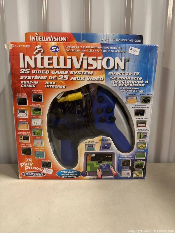 Intellivision Video Game System Plug and Play 25 BUILT-IN GAMES in Older Generation in Burnaby/New Westminster