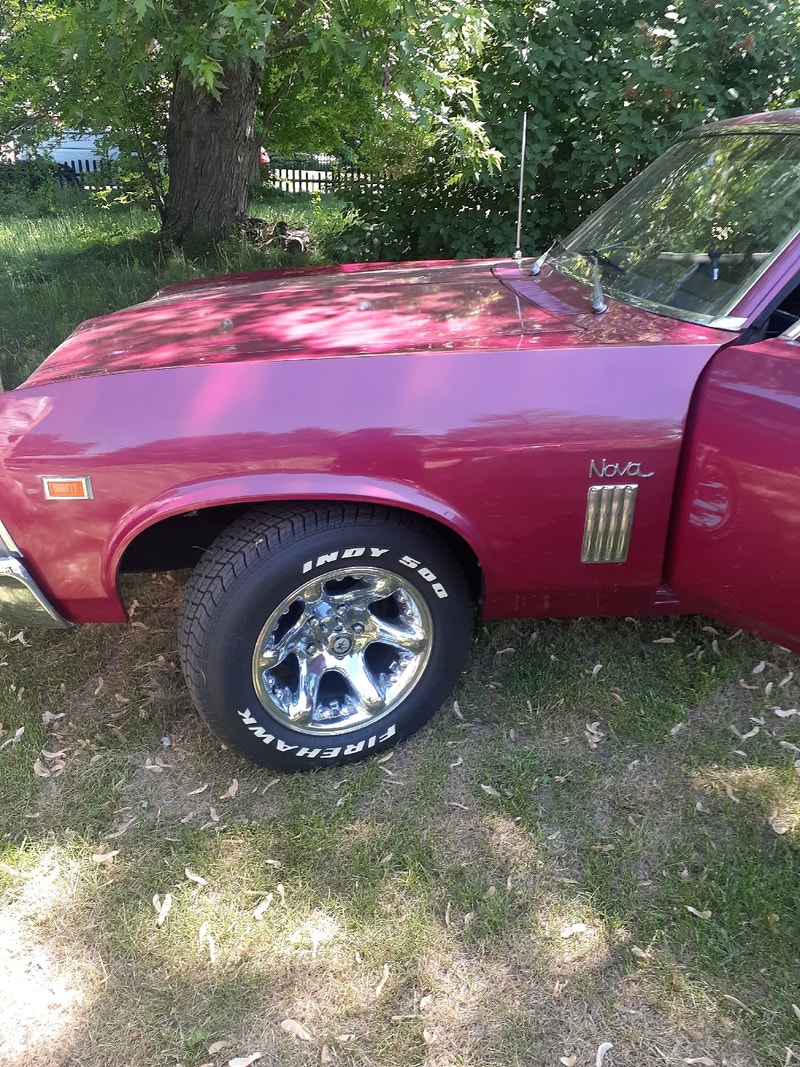 Nice 1969 nova one owner car from US mint black original interi