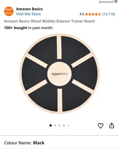 Wood Wobble Balance Trainer Board, View more