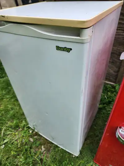 Danby Small Bar Fridge With Freezer For Bar Garage Man Cave Shop, View more