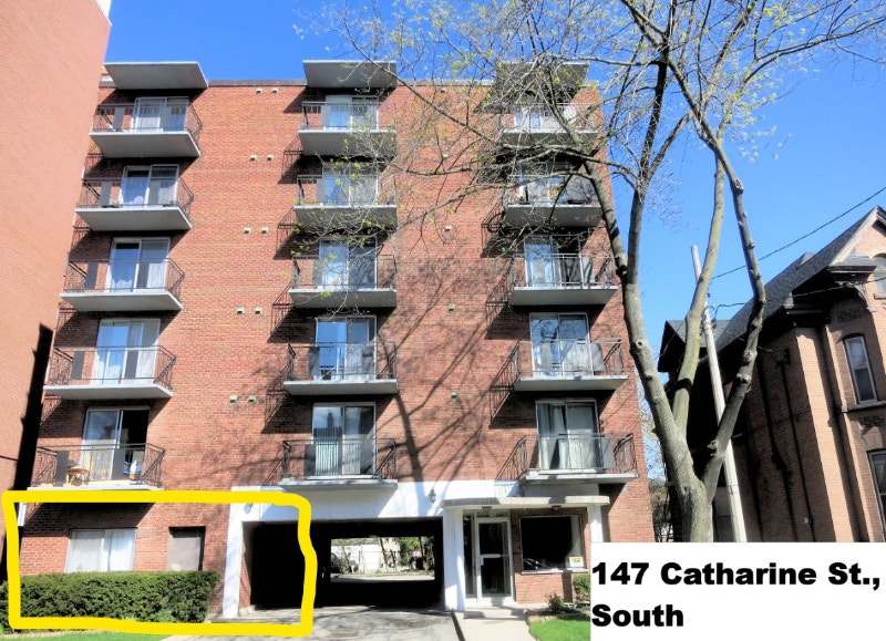 ground floor bachelor apartment in Corktown 1200+hydro Long Term