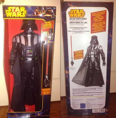 $95 Darth Vader Deluxe Edition Vader Speaks and Breathes 31 Inches Tall Big Fig New in Box Costco Ex...