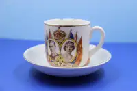 Vintage King George VI 1937 Coronation Cup And Saucer
