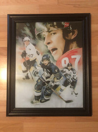 Sidney Crosby 16”X 20” Framed Art Print.