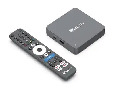 BuzzTV G-Series Google TV Box – 4GB/64GB – Wi-Fi 6 – Android 14, View more