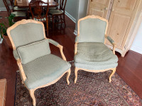 Upholstered Chairs (Pair)
