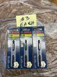 Bosch 3-1/2” extension for impact driver. $3 each 