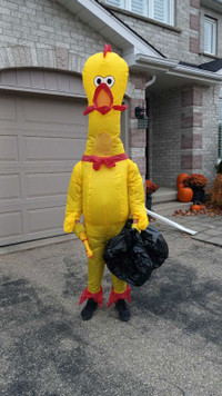 Inflatable children's chicken costume 