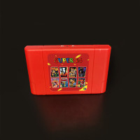 New Super 64 Retro Game Card 340 in 1 Game Cartridge for N64 Vid