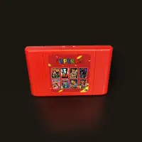 New Super 64 Retro Game Card 340 in 1 Game Cartridge for N64 Vid
