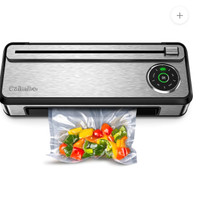 CalmDo V77 Vacuum Sealer Machine with 1 Bag Roll 11" x 197"