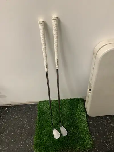 Two wedges SM6 54. 14 F grind $85 58. 10 S grind $85 $85 each / $160 for pair Golfpride Tour wrap ,...