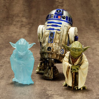 Kotobukiya Artfx+ Yoda and R2-D2 Dagobah Pack