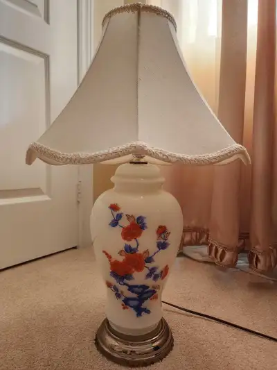 VINTAGE FLORAL TABLE LAMP, View more