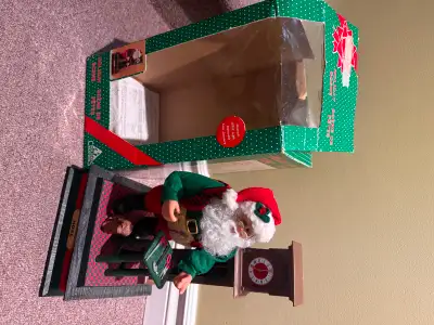 Holiday Creations Noel Santa Claus musical and animated figurine, View more