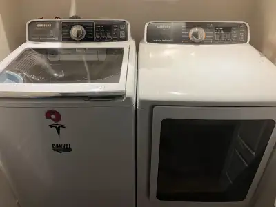 Samsung Washer and Dryer. Sold separately or as set. Very good condition. Works perfectly. Reason fo...