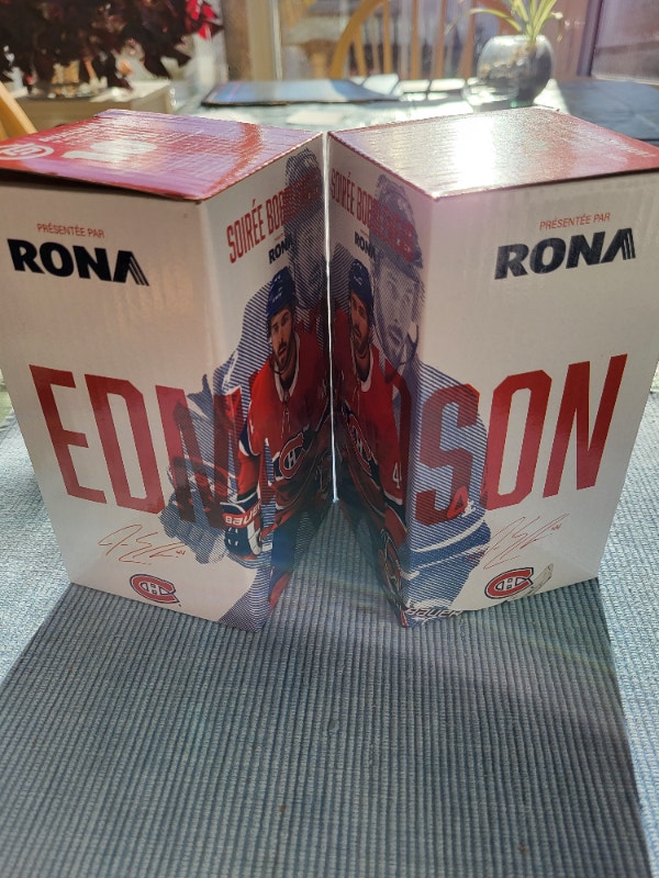 Bobblehead Canadiens Montreal Edmundson Centre Bell 12/ 12 /22 Art et objets de collection