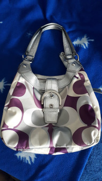 Coach Soho Signature C Scarf Print F17406 Hobo Bag