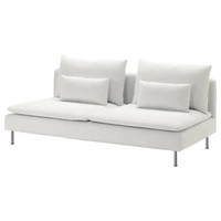 Ikea white Soderhamn sofa