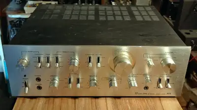 Citizen JSA-8 stereo amplifier, With Aux Pre in out, dual phono mm/mc cartrige imp selector, microph...