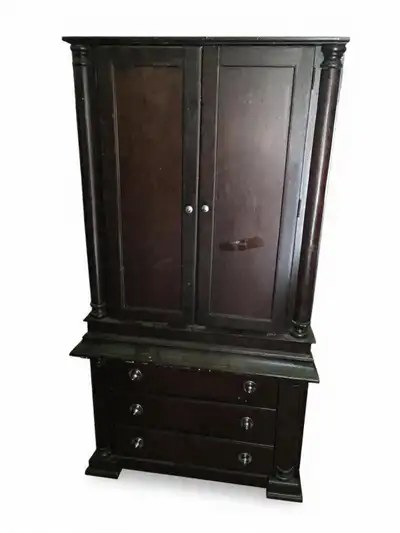 Wooden Armoire wardrobe. Make offer. I deliver., View more