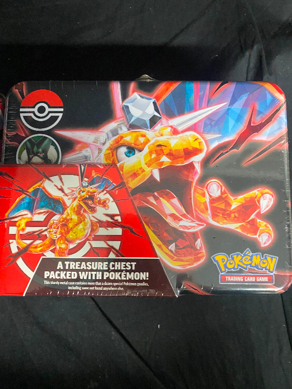 Brand New Pokémon Tin Lunchbox With Card Packs and Bonuses in Arts & Collectibles in Moncton